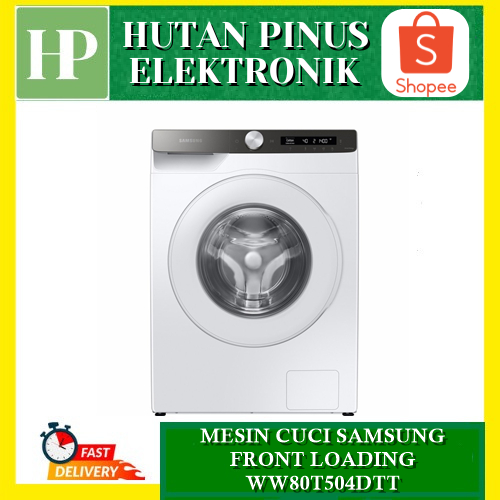 MESIN CUCI Samsung WW80T504DTT/SE Mesin Cuci Front Loading 8 KG Inverter