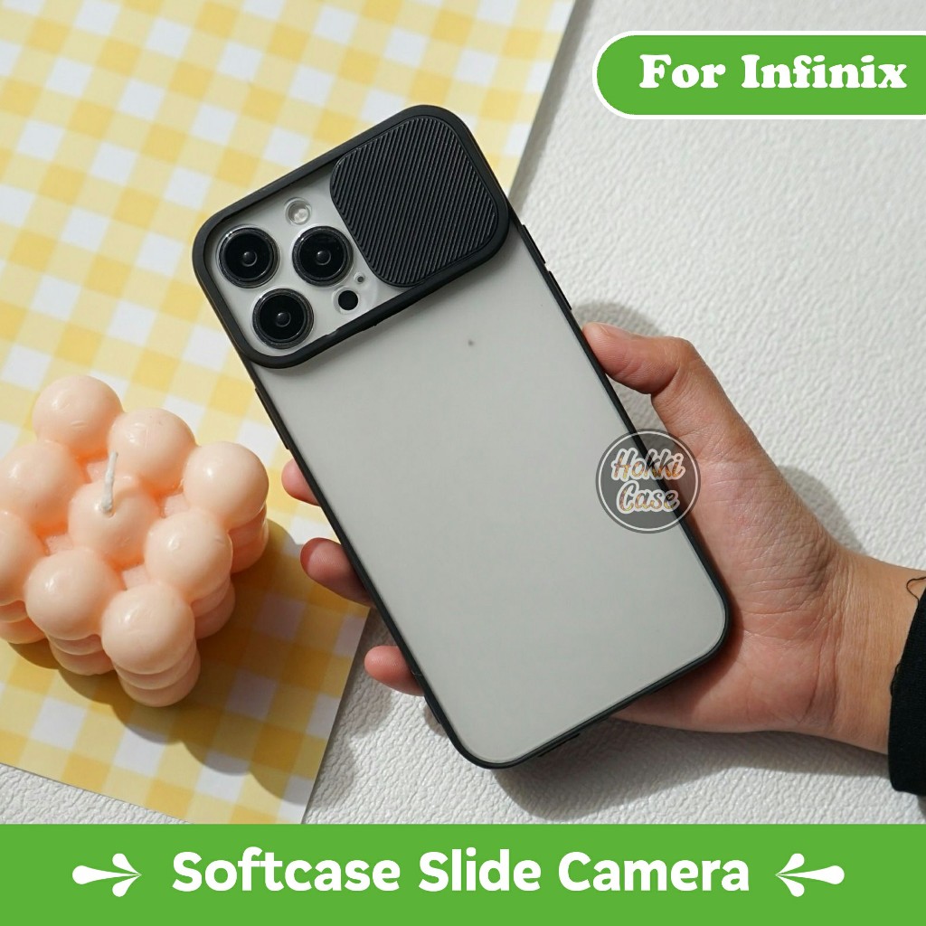 Case Slide Kamera - Case Slide Infinix Smart 6 5 4 Hot 11 10 10S 10 Play 9 Play - Casing Slide Kamer