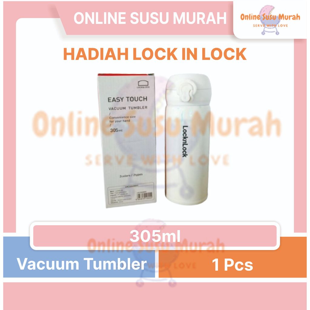 HADIAH LOCKNLOCK VACUUM TUMBLER 305 ML