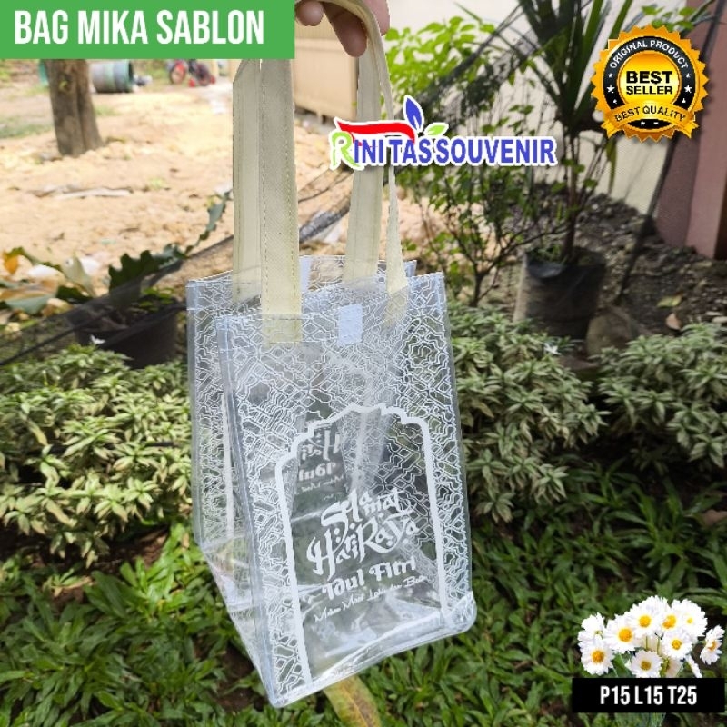 

Godie bag Lebaran-Hampers Lebaran Sablon full depan Belakang & sisi kanan kiri
