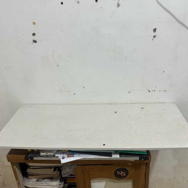 Preloved Meja Lipat belajar meja lipat rias ukuran 100x40