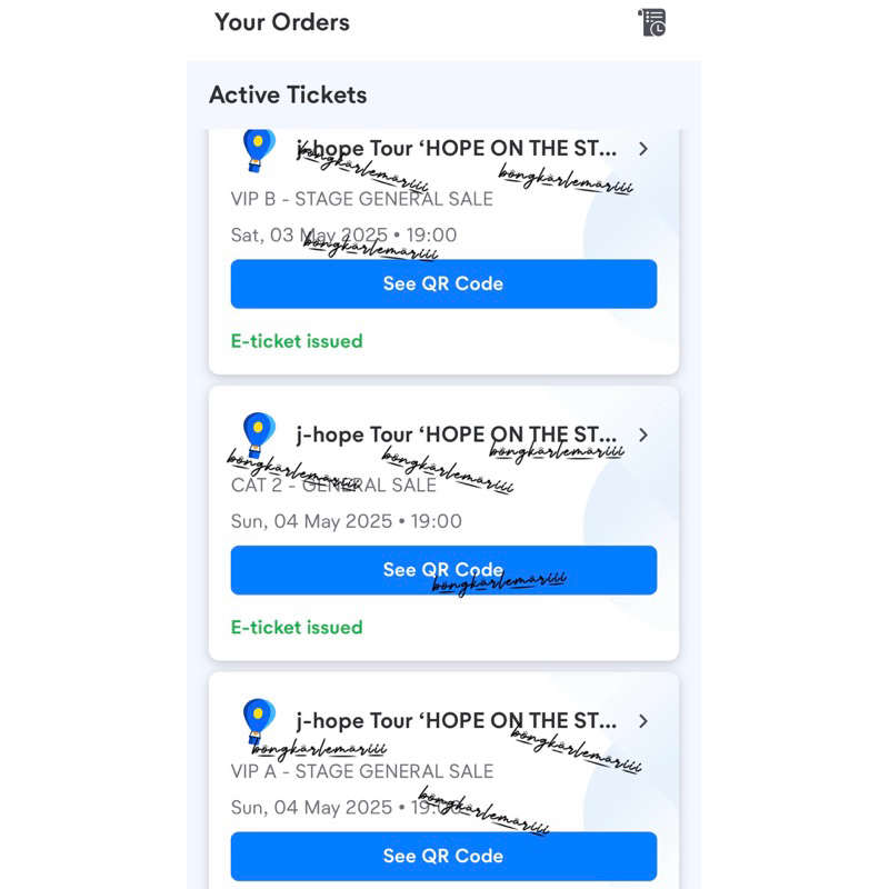 TIKET HOPE ON THE STAGE jastip tiket konser bts jhope jakarta DAY 2, 4 mei 2025