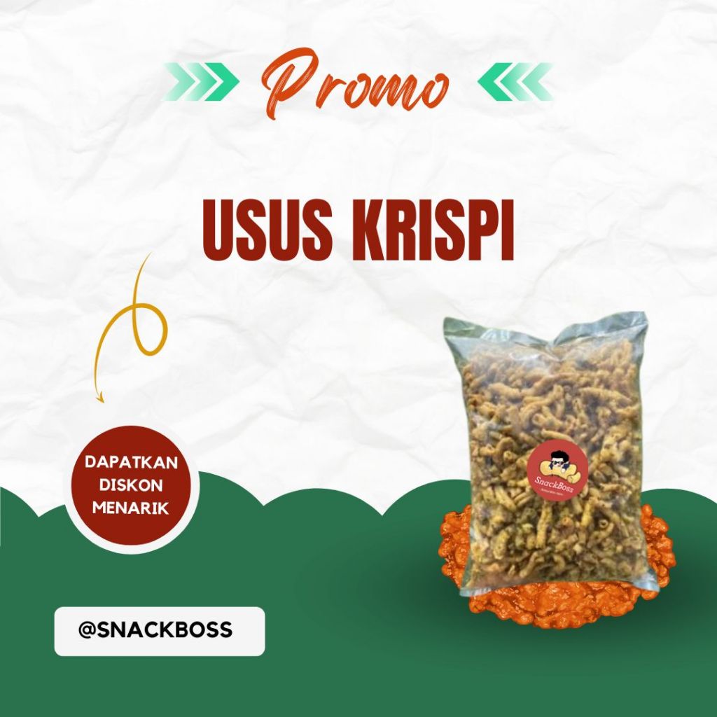 

COD USUS CRISPY KRIPIK USUS USUS KRISPI 1KG 500GR 250GR