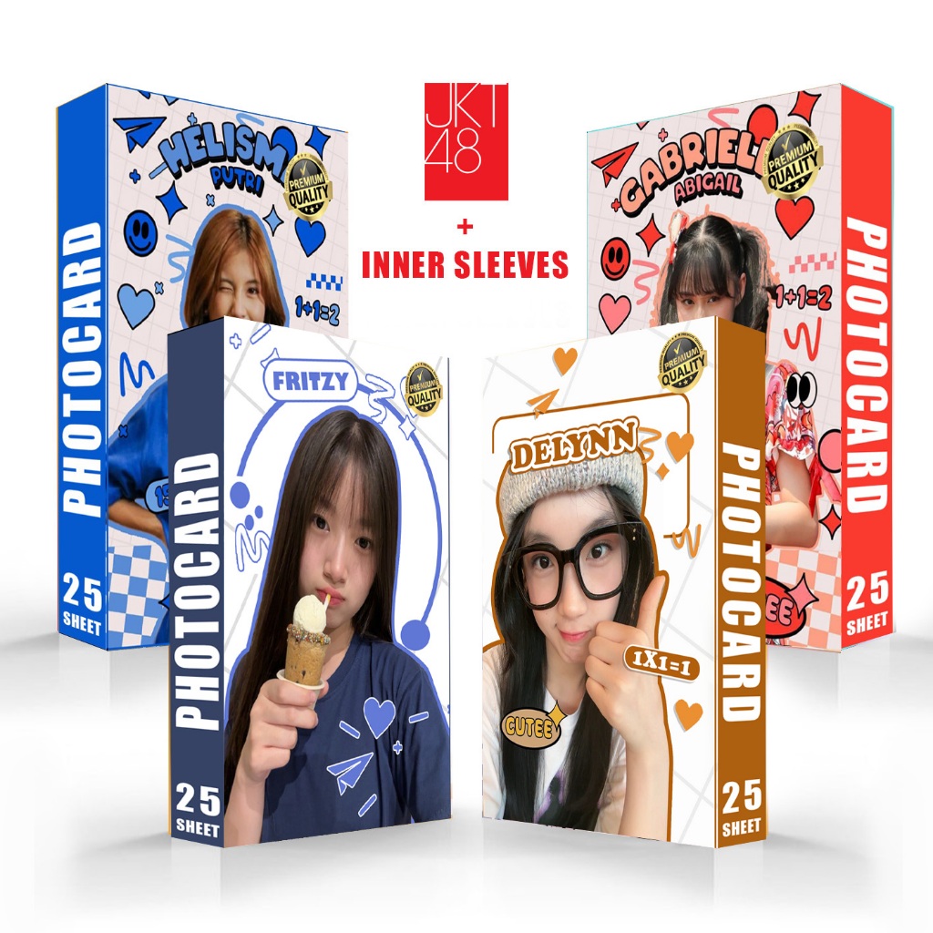ZUTTER PHOTOCARD JKT48 DELYNN ELLA ELI FRITZY HOLOGRAM