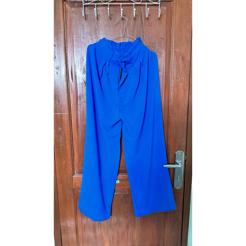 kulot jumbo blue elektrik preloved