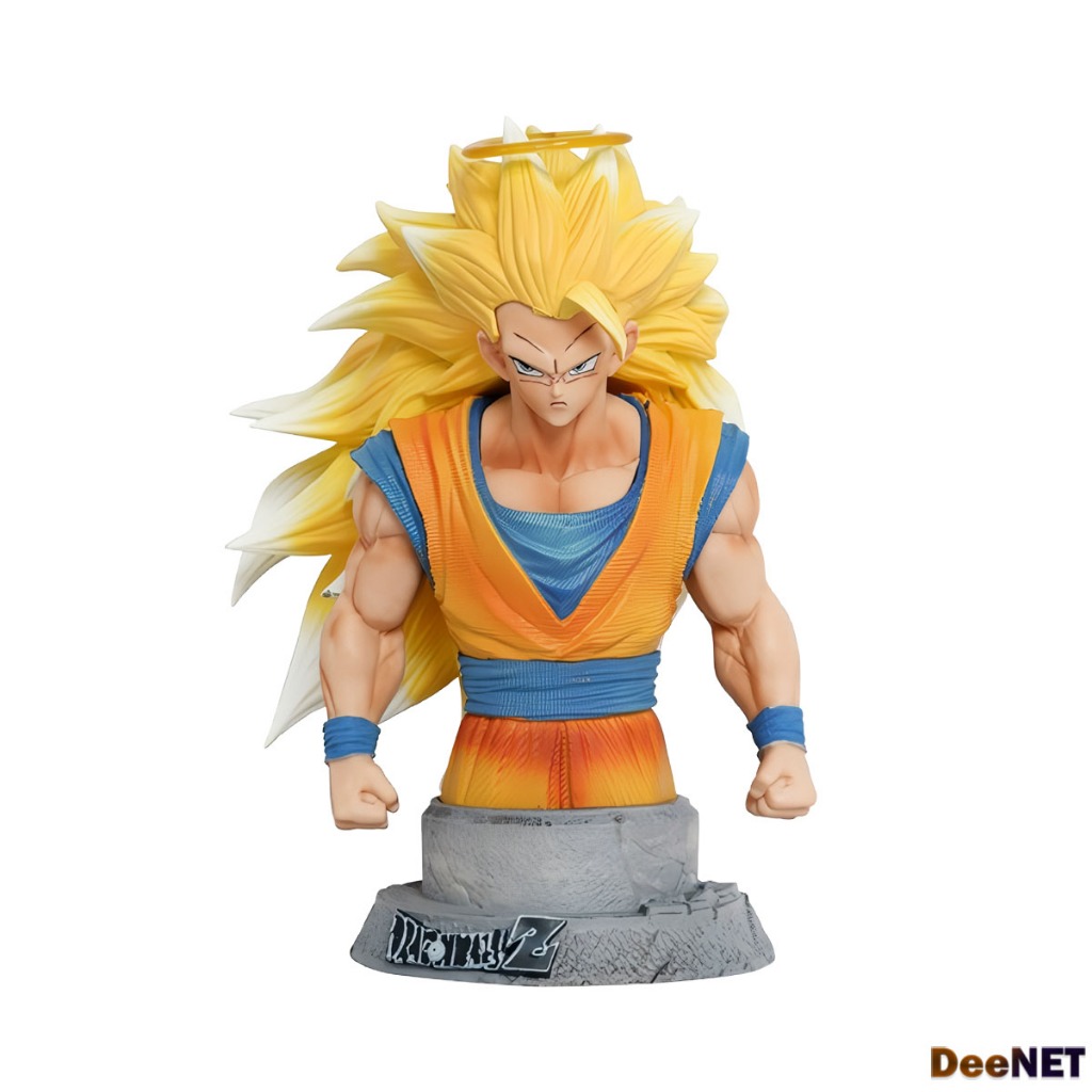 Goku Super Saiyan 3 Infinite Head Bust Dragon Ball 20cm Action Figure PVC D-FGA519