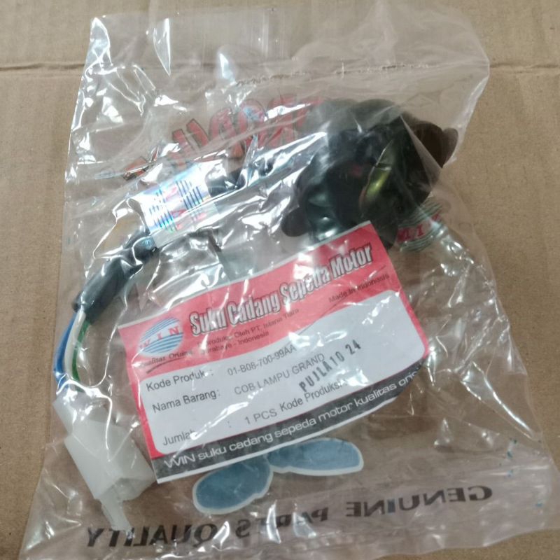 WIN Soket cop piting lampu depan honda grand