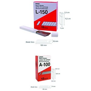 

Refill/Isi Cutter A-100 [Kecil] L-500 [Besar] /Tube isi 5 Mata Pisau