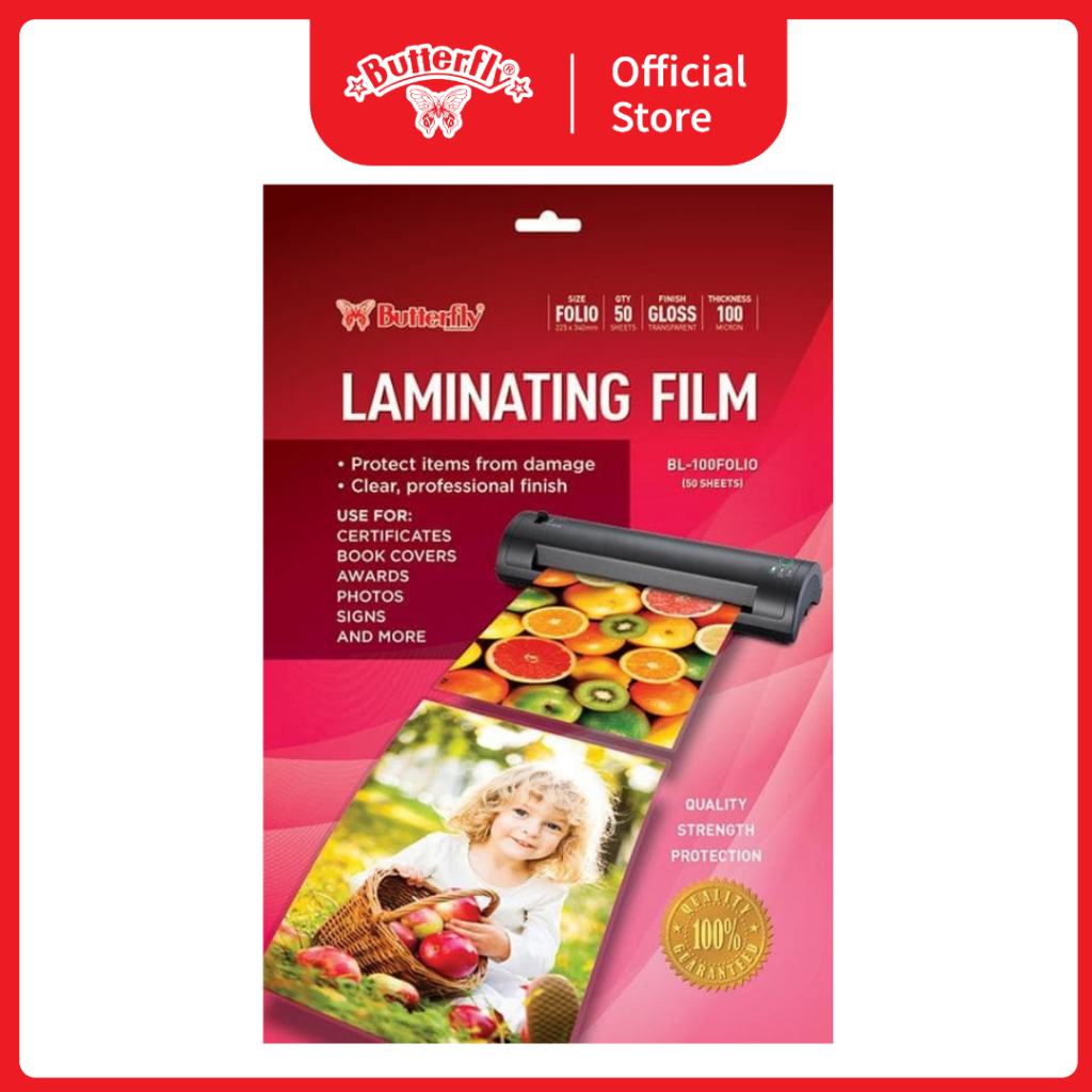 

Butterfly Plastik Laminating Folio - Isi 50 - BL-50