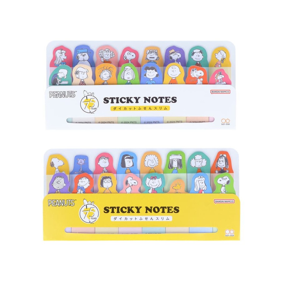 

Sticky Note Peanuts Snoopy 75th Anniversary Woodstock Penanda Halaman Bookmark Limited Edition