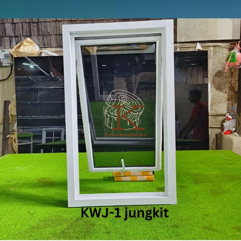Jendela Casement Aluminium 50 x 120 / Jendela Aluminium Swing Jungkit 50x120 / Top Hung Side Hung Al