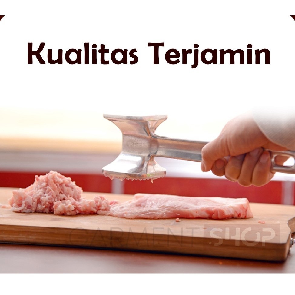 Palu Daging Alat Gepuk Pelunakan Daging Kuat Bagus