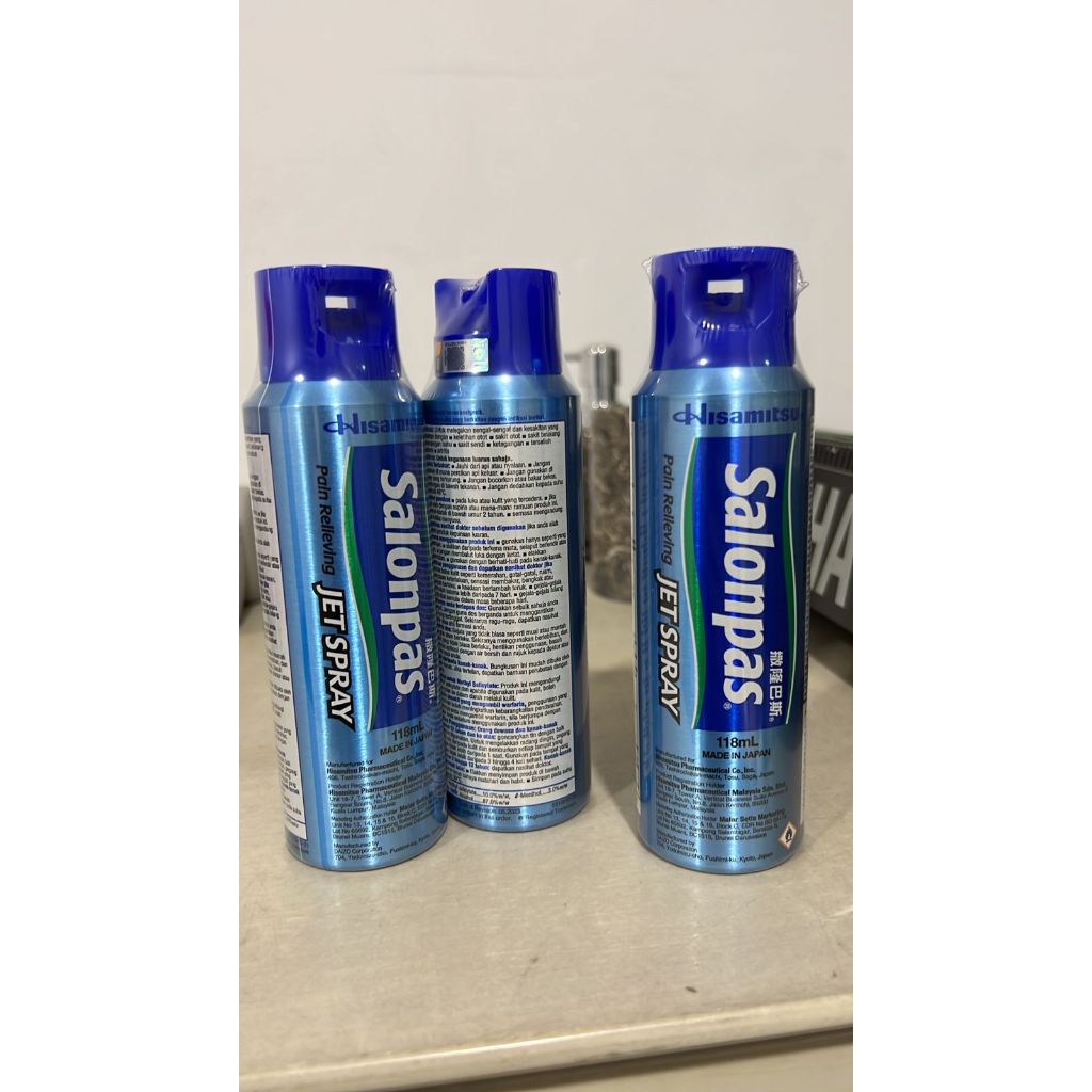 Salonpas Jet Spray 118 Ml Original Spray Pereda Nyeri Otot dan Sendi