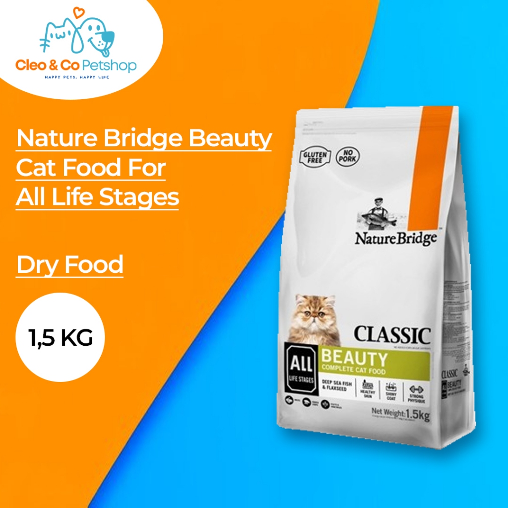 

[FRESHPACK] Nature Bridge Beauty Cat Food For All Life Stages - 1.5kg