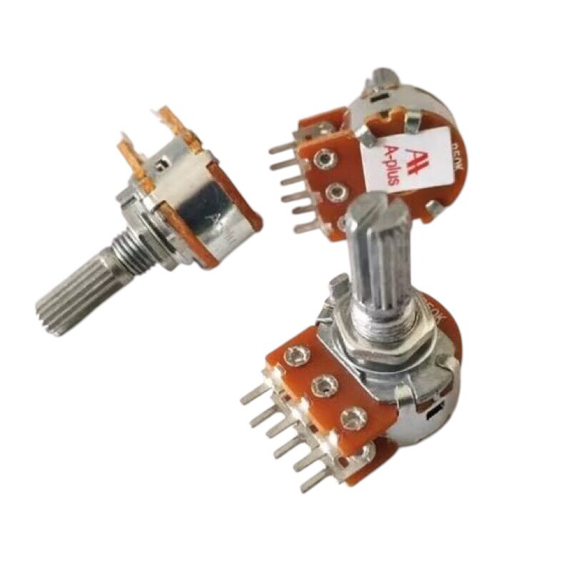 Potensio Stereo A Plus Potensiometer Stereo 10K 20K 50K 100K 250K A Plus