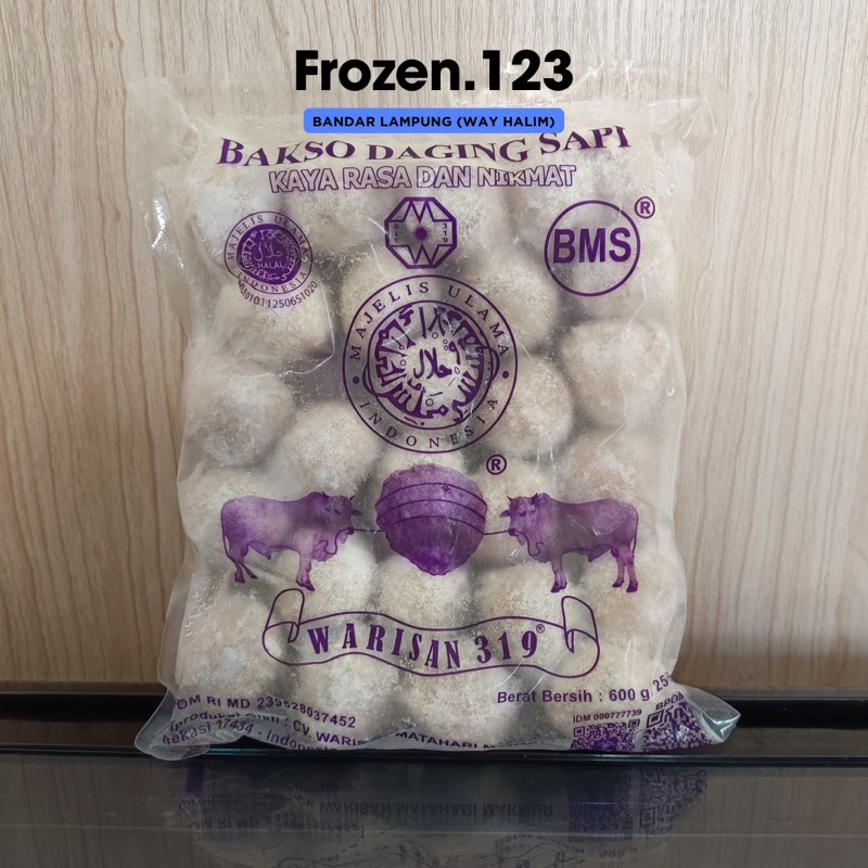

WARISAN 319 BAKSO DAGING KOMBINASI BMS 600g isi 25
