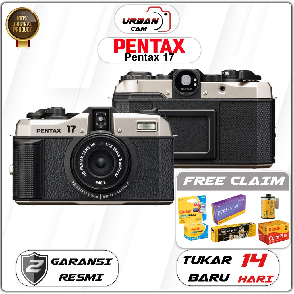Pentax 17 Film Camera / Pentax PE17 / Pentax 17 Compact Film Camera