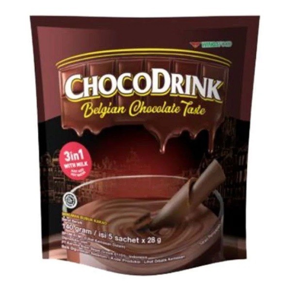 

WINGS FOOD CHOCODRINK BELGIAN CHOCOLATE / MINUMAN COKELAT BUBUK 28 GRAM X 5S