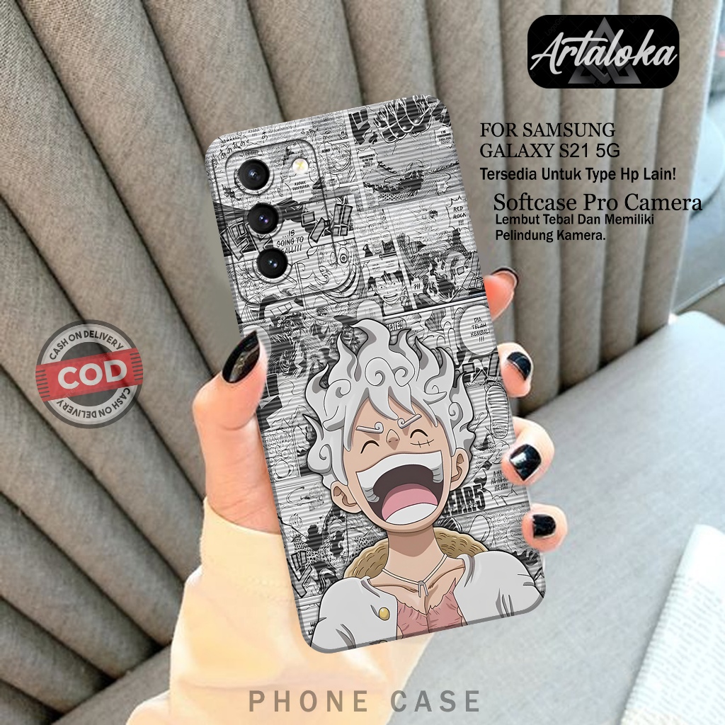 Case Hp Samsung Galaxy S21 5G Fashion Case Anime Case Samsung Galaxy S21 5G Silikon TPU Pro Camera C