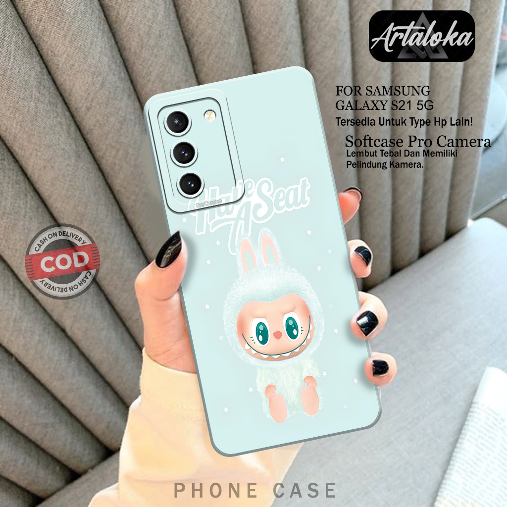 Case Hp Samsung Galaxy S21 5G Fashion Case Kartun Case Samsung Galaxy S21 5G Silikon TPU Pro Camera 