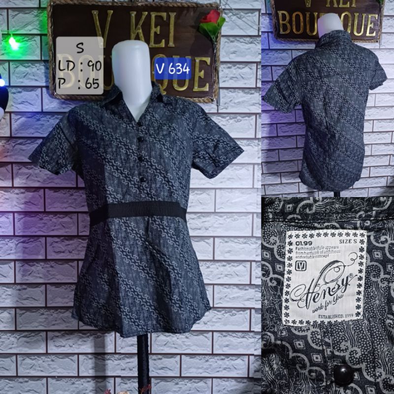 Blouse Batik Wanita V 634