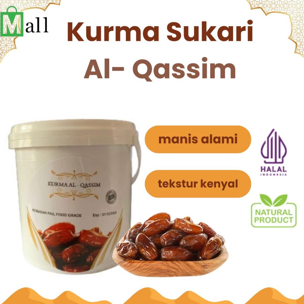 

KURMA - Kurma Sukari Al- Qassim Premium 500gr