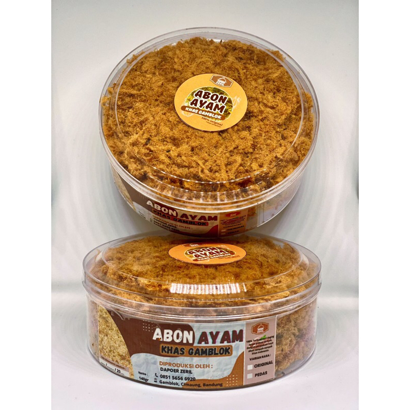 

abon ayam premium khas gamblok cimaung