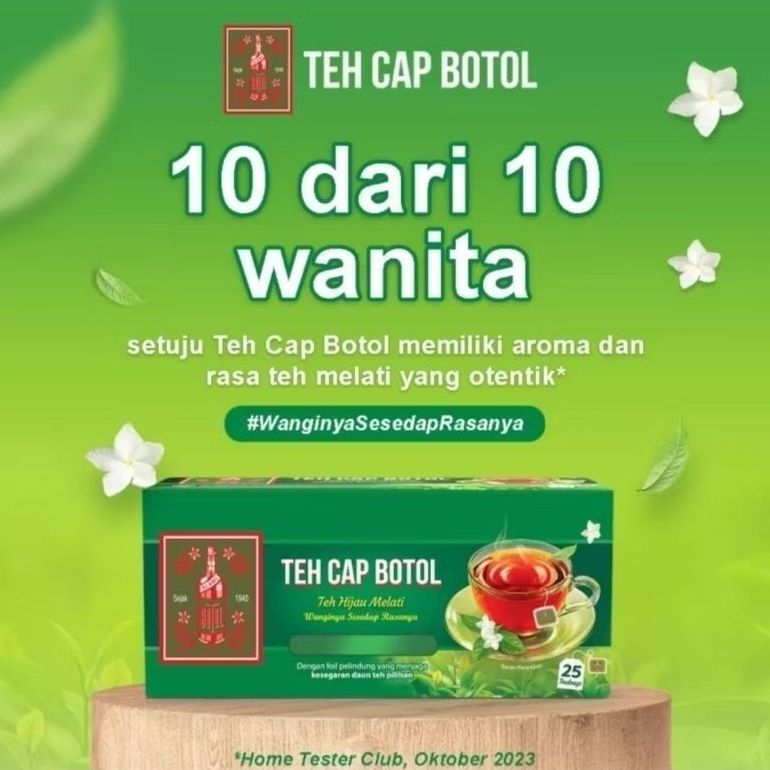 

Teh Cap Botol Hijau Celup aroma Melati