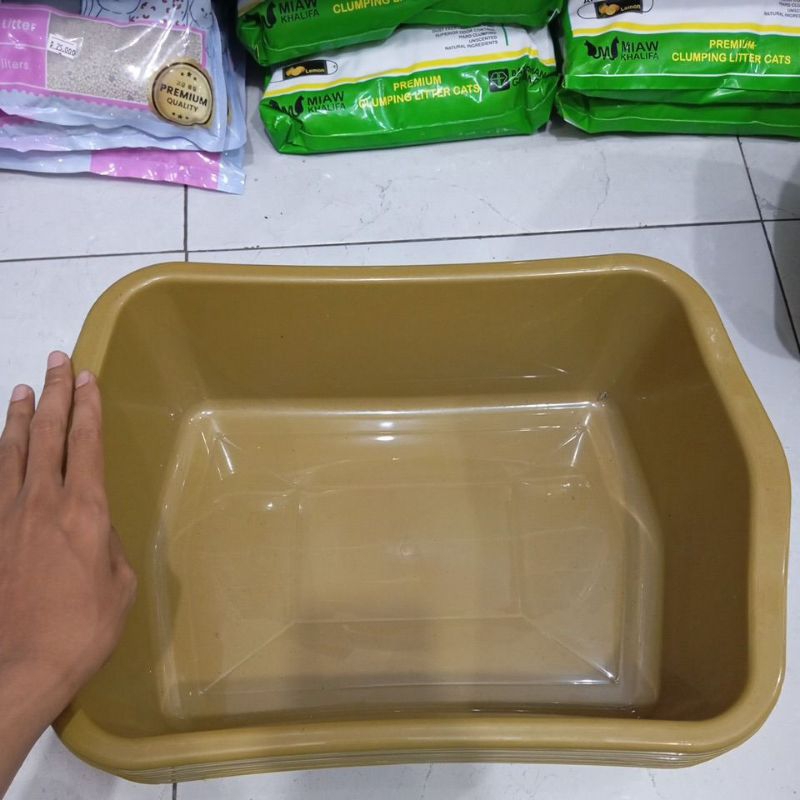 bak pasir ukuran besar box pasir litter box cat
