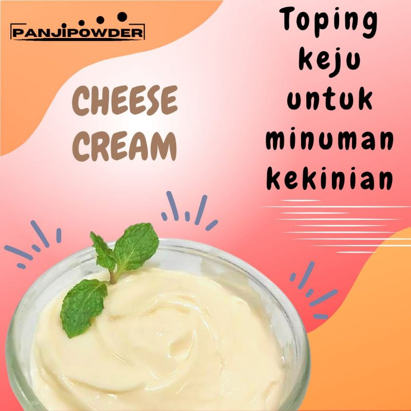 

BUBUK TOPING CHEESE CREAM KEMASAN 100GR TOPING MINUMAN ANEKA RASA SERBUK TOPING CHESSE CREAM MINUMAN BOBA KEMASAN 100GR