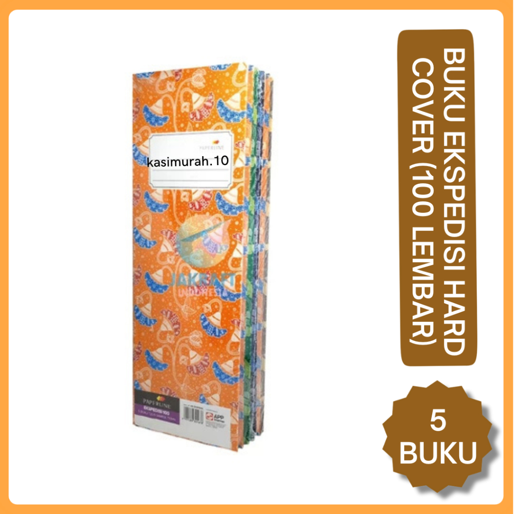 

Buku Ekspedisi 100 Lembar Hard Cover Paperline (1 Pak/5 Buku)