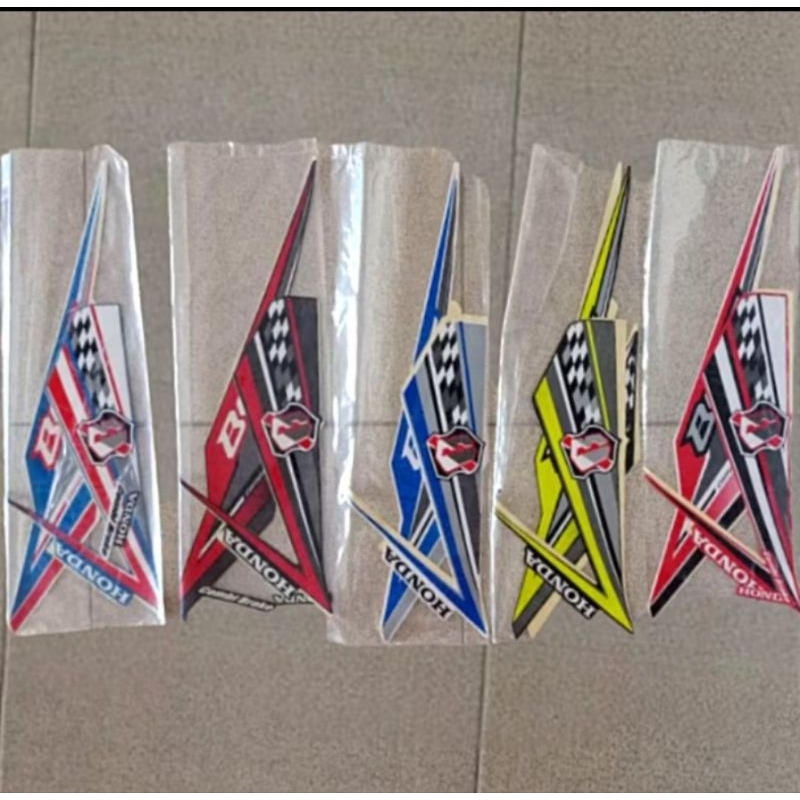STIKER STRIPING STANDAR ORI LIS BODY HONDA BEAT ESP 2018 FUL SET