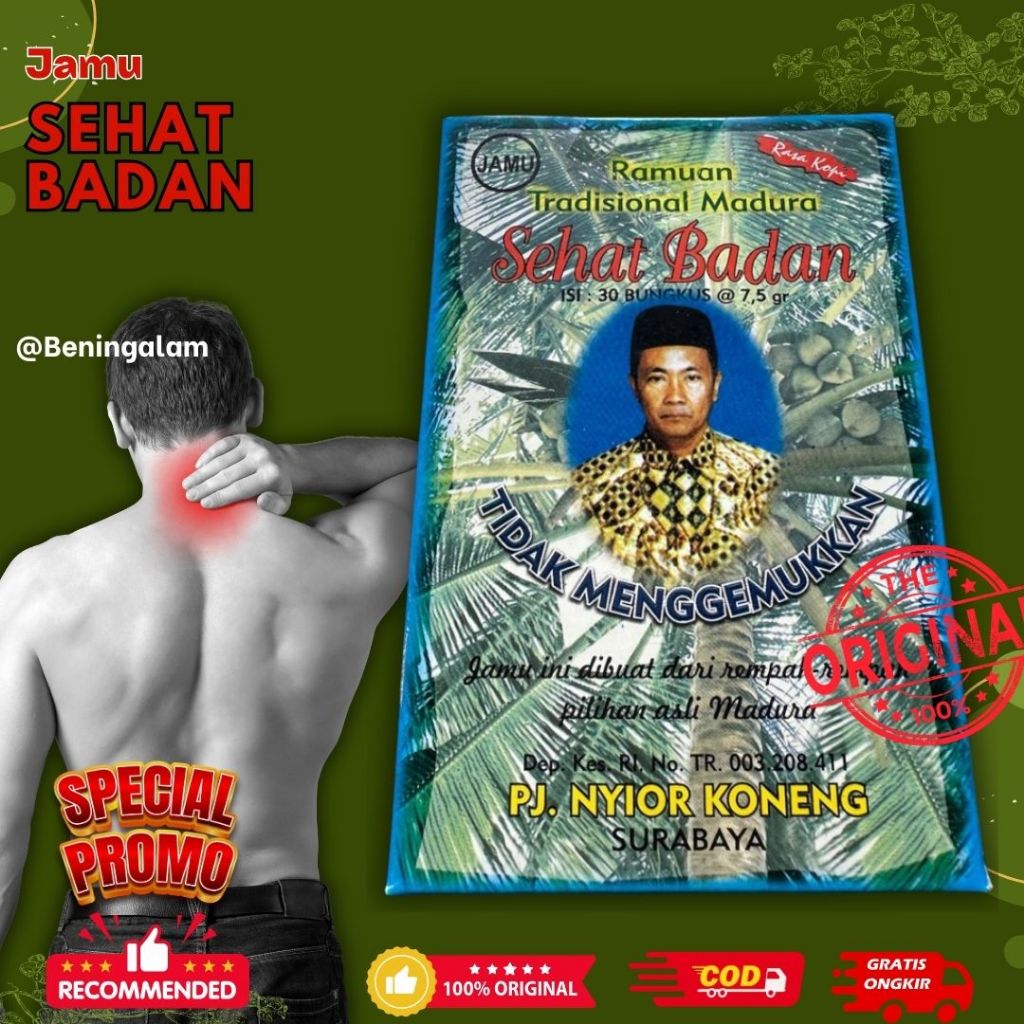 

Jamu Sehat Badan Ramuan Tradisional 30 Sachet