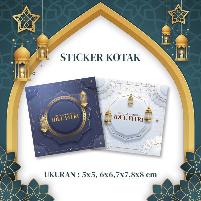 

STICKER TOPLES KOTAK LEBARAN / IDUL FITRI / RAMADAN / PUASA / STIKER TOPLES / PACKAGING / HAMPERS / STIKER LEBARAN