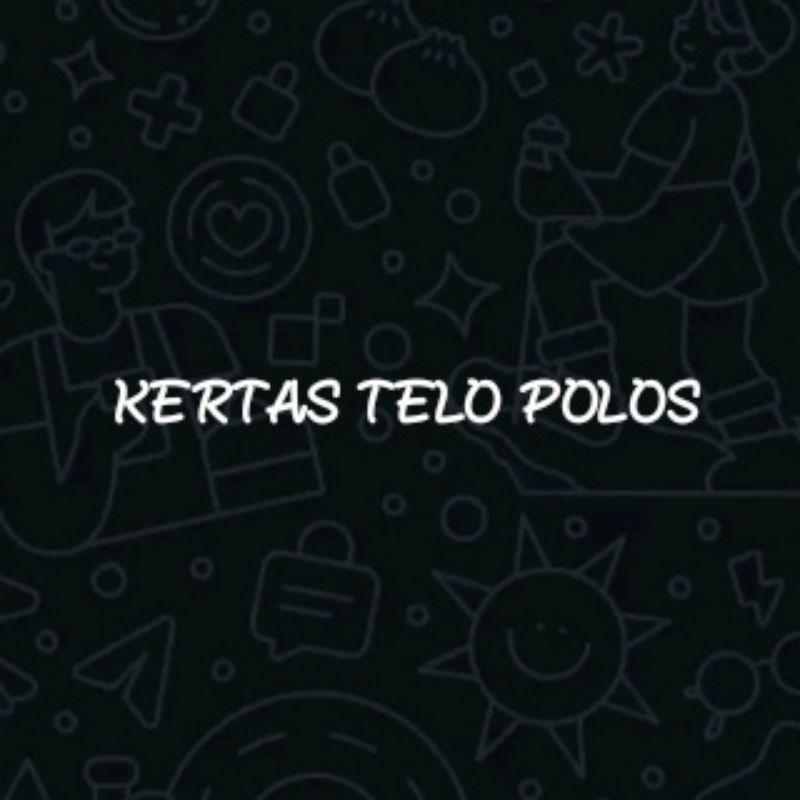 

KERTAS TELO LEMBARAN POLOS