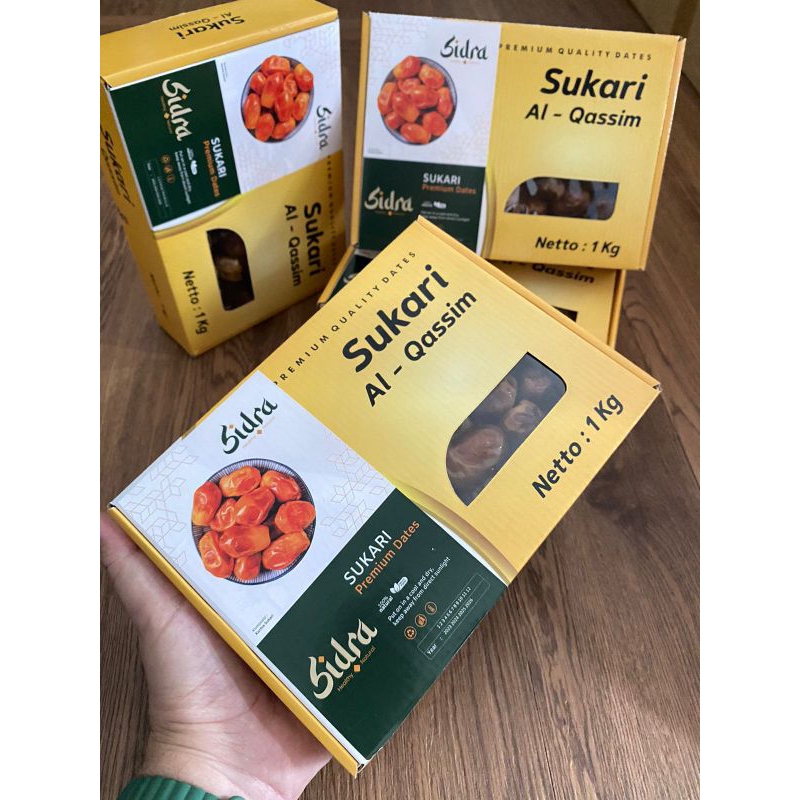 

KURMA SIDRA SUKARI 1KG MANIS LEGIT