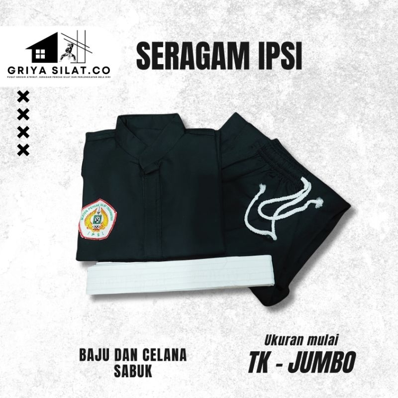 Baju  silat IPSI pemula, sakral silat IPSI, baju sakral silat IPSI Indonesia