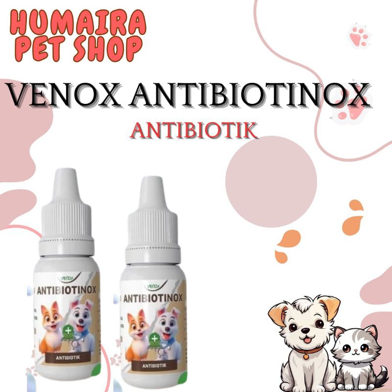 VENOX ANTIBIOTINOX OBAT ANTIBIOTIK UNTUK KUCING