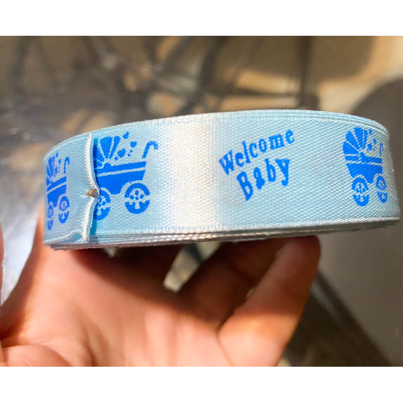 

MMP - SALE!! Pita Satin / Pita Welcome baby ( 1 Meter ) BONUS Pita Baby 1 cm