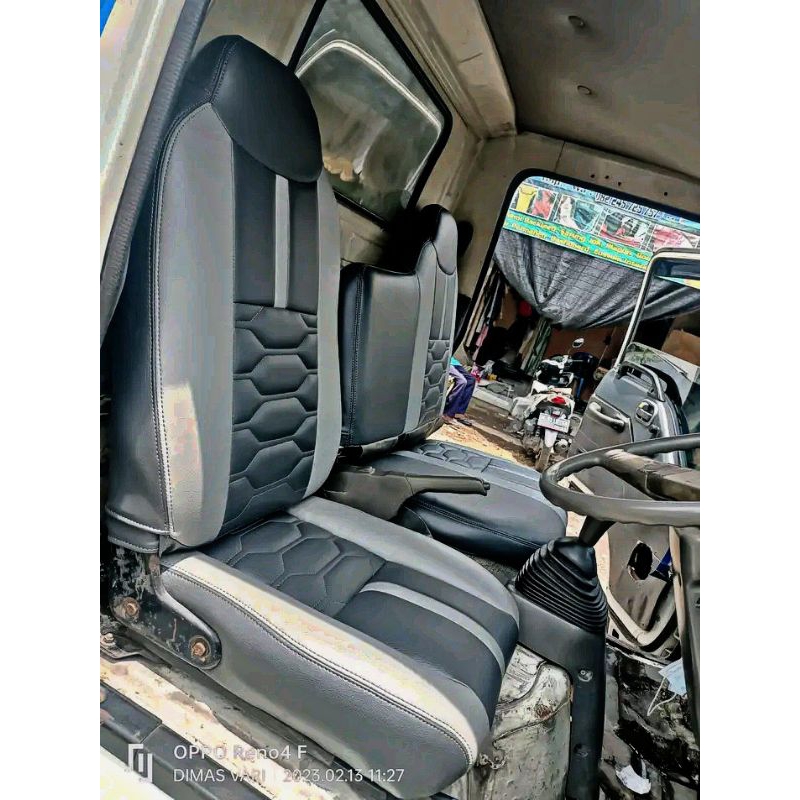 Sarung jok / Coverjok untuk mobil ( Isuzu Elf Traga & Elf Macan ) Model variasi motif