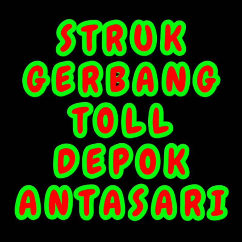 

struk gerbang toll Depok Antasari harga per struk