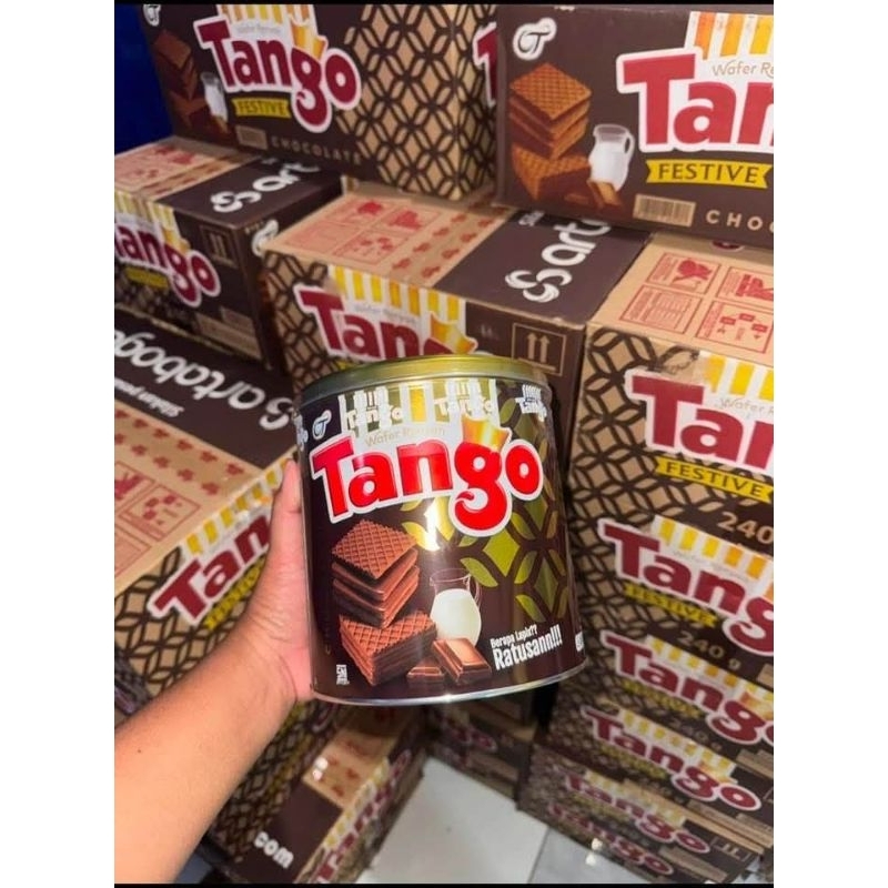 

Tango wafer Coklat/Vanila kaleng 240gr edisi Lebaran exp 2026