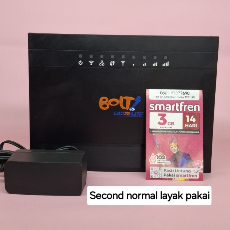 Modem Wifi 4G LTE Band 40 Bolt BL500 Unlock Simcard Telkomsel Smartfren Byu
