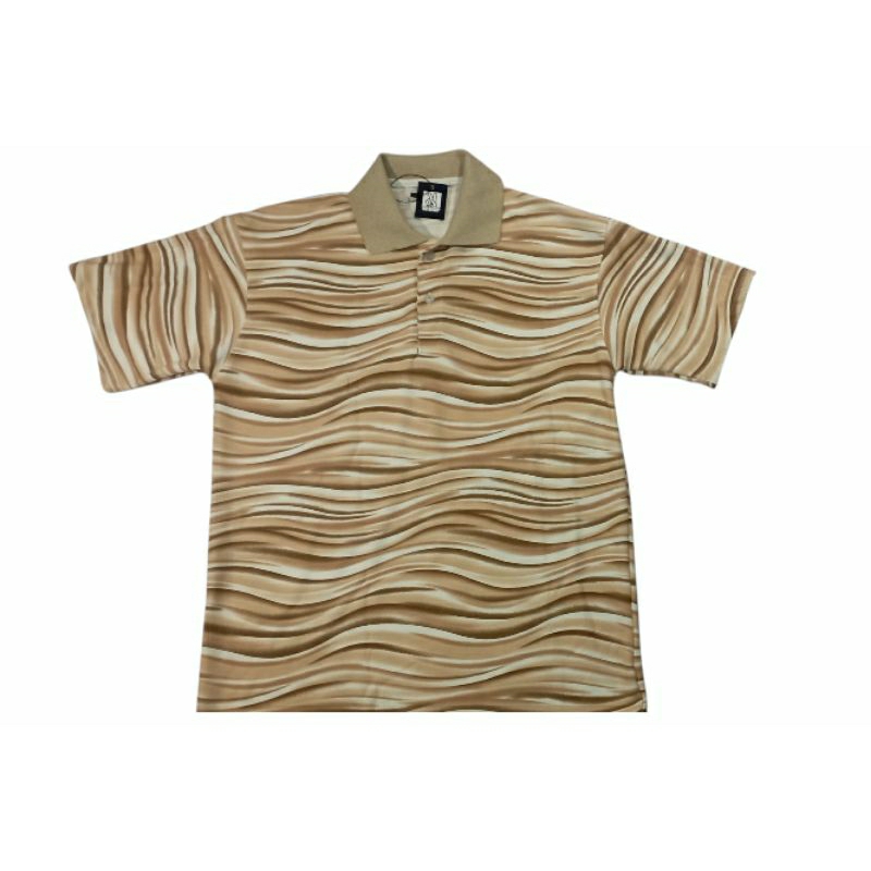 kaos polo belang coklat