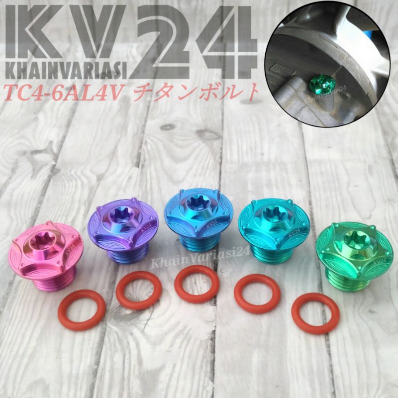 Baut tutup oli gardan Titanium matic yamaha mio nmax aerox lexi xeon soul J m3 gt S Z