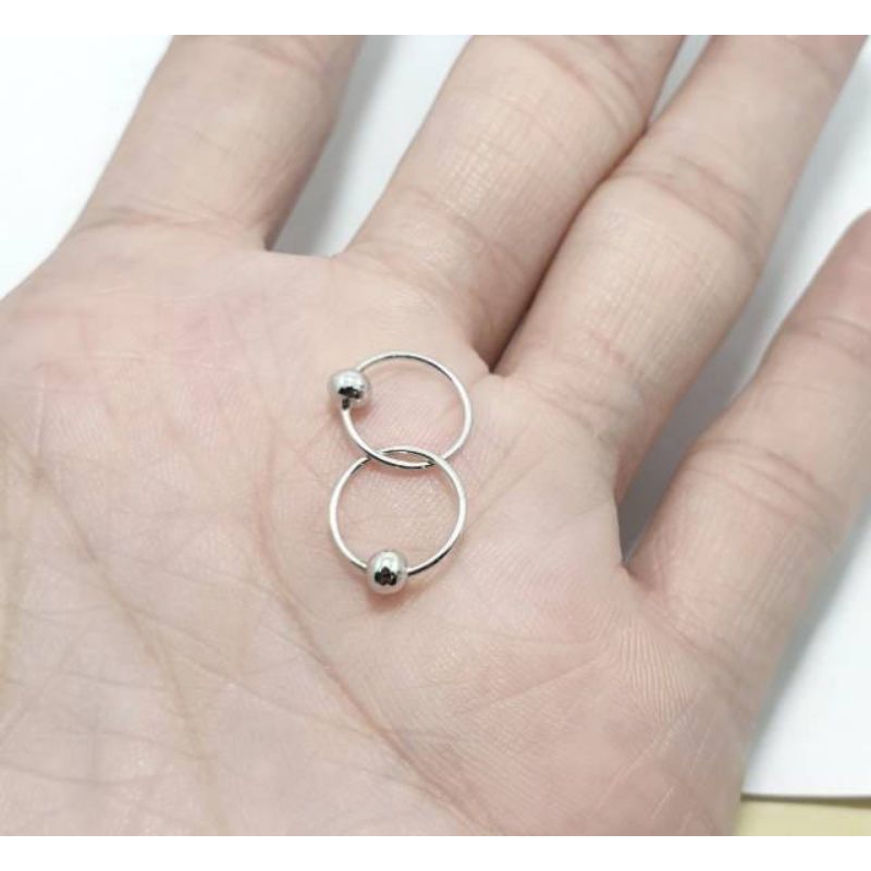 ANTING TINDIK BAYI SILVER