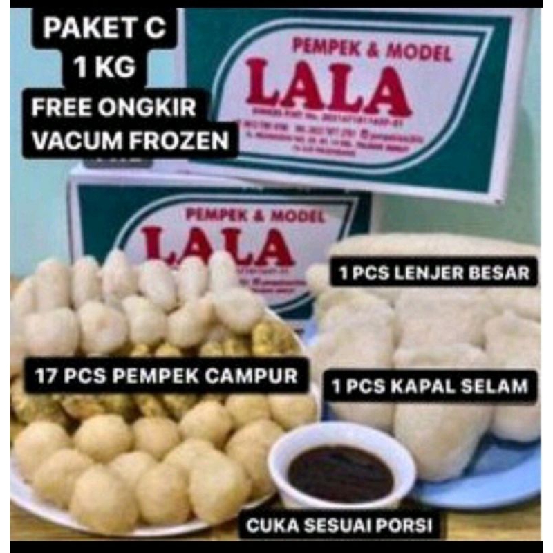 

pempek lala 26 ilir palembang 1kg(40.pcs)