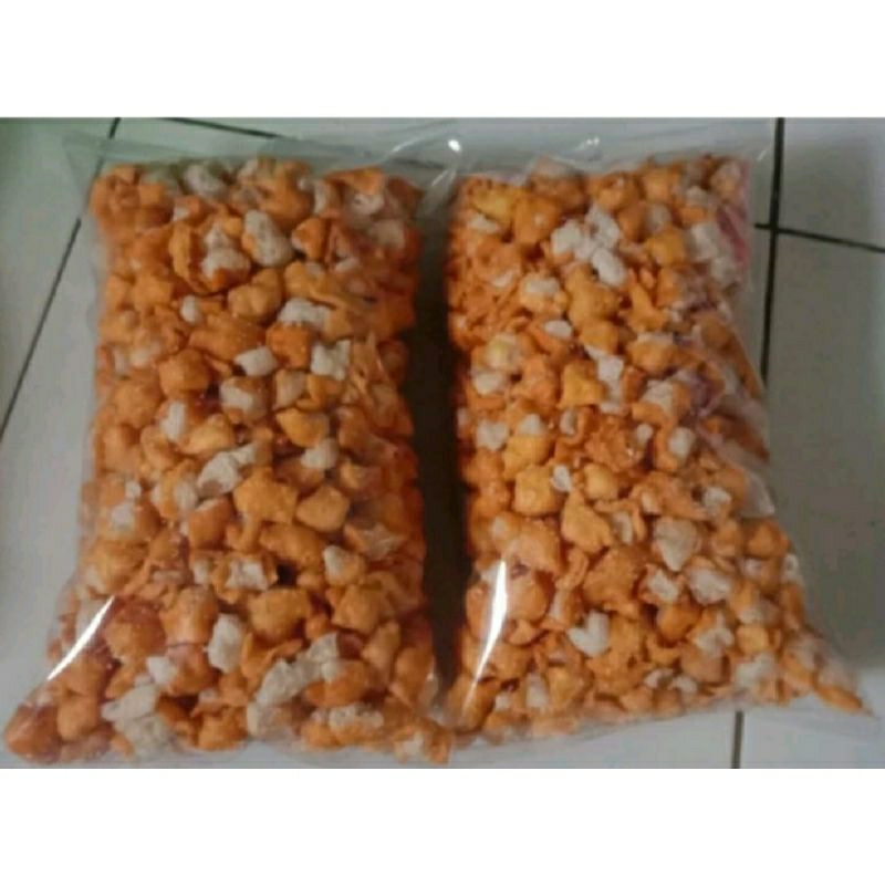 

Siomay Mini Kering 500gr Renyah Gurih TOPING Seblak Baso Aci CUANKI