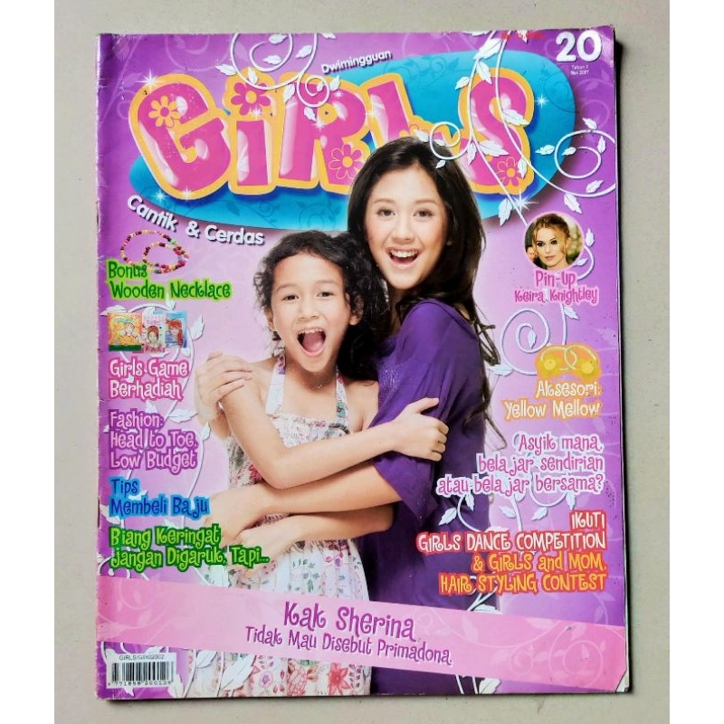 Majalah Girls no 20 / Mei 2007 : Cover Sherina Munaf dan Maura
