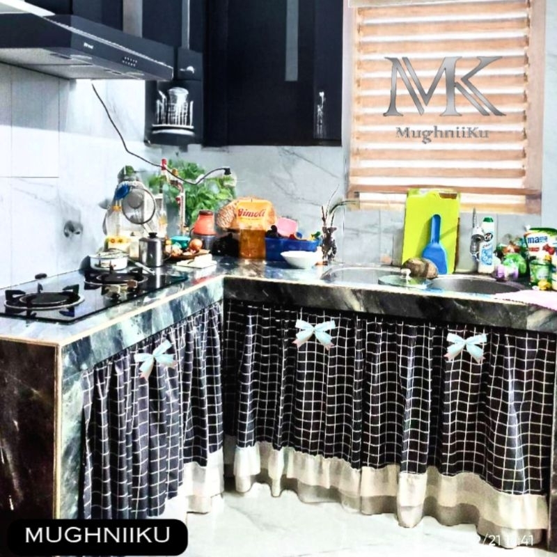Gorden Kolong Dapur Estetik Minimalis